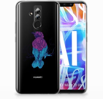 B2Ctelecom Huawei Mate 20 Lite Uniek TPU Hoesje Merel