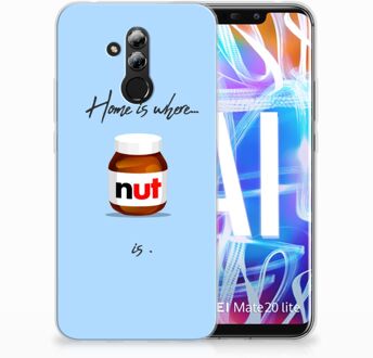 B2Ctelecom Huawei Mate 20 Lite Uniek TPU Hoesje Nut Home