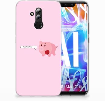 B2Ctelecom Huawei Mate 20 Lite Uniek TPU Hoesje Pig Mud