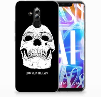 B2Ctelecom Huawei Mate 20 Lite Uniek TPU Hoesje Skull Eyes