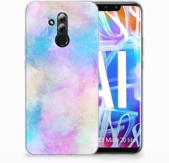 B2Ctelecom Huawei Mate 20 Lite Uniek TPU Hoesje Watercolor Light