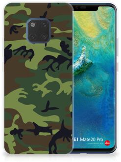 B2Ctelecom Huawei Mate 20 Pro TPU Hoesje Design Army Dark