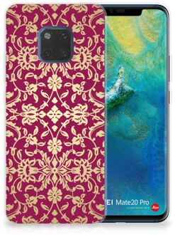 B2Ctelecom Huawei Mate 20 Pro TPU Hoesje Design Barok Pink