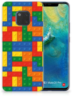 B2Ctelecom Huawei Mate 20 Pro TPU Hoesje Design Blokken