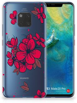 B2Ctelecom Huawei Mate 20 Pro TPU Hoesje Design Blossom Red