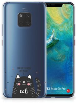 B2Ctelecom Huawei Mate 20 Pro TPU Hoesje Design Cat Good Day