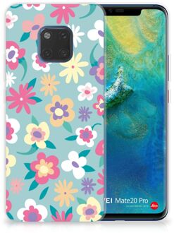 B2Ctelecom Huawei Mate 20 Pro TPU Hoesje Design Flower Power