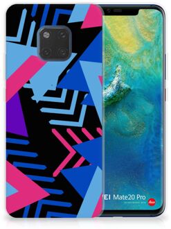 B2Ctelecom Huawei Mate 20 Pro TPU Hoesje Design Funky Triangle