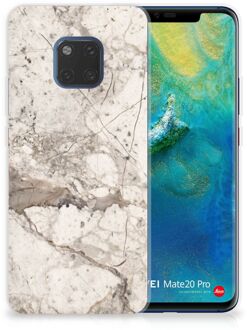 B2Ctelecom Huawei Mate 20 Pro TPU Hoesje Design Marmer Beige