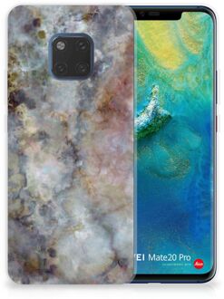 B2Ctelecom Huawei Mate 20 Pro TPU Hoesje Design Marmer Grijs