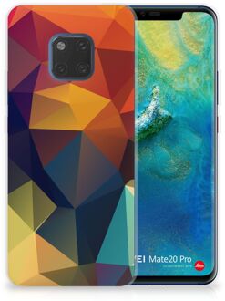 B2Ctelecom Huawei Mate 20 Pro TPU Hoesje Design Polygon Color