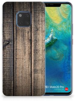 B2Ctelecom Huawei Mate 20 Pro TPU Hoesje Design Steigerhout