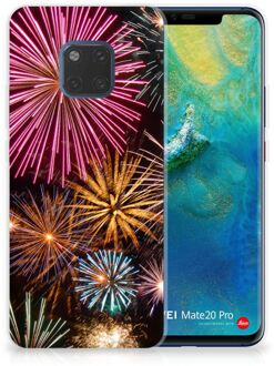 B2Ctelecom Huawei Mate 20 Pro TPU Hoesje Design Vuurwerk