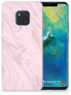 B2Ctelecom Huawei Mate 20 Pro TPU Hoesje Marble Pink