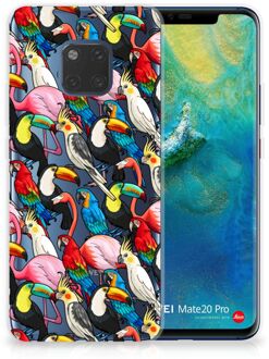 B2Ctelecom Huawei Mate 20 Pro Uniek TPU Hoesje Birds