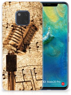 B2Ctelecom Huawei Mate 20 Pro Uniek TPU Hoesje Bladmuziek