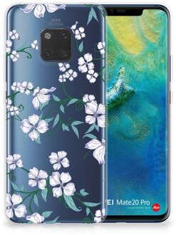 B2Ctelecom Huawei Mate 20 Pro Uniek TPU Hoesje Blossom White