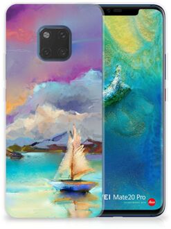 B2Ctelecom Huawei Mate 20 Pro Uniek TPU Hoesje Boat