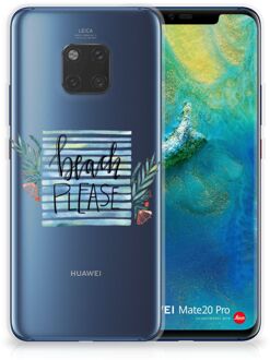 B2Ctelecom Huawei Mate 20 Pro Uniek TPU Hoesje Boho Beach