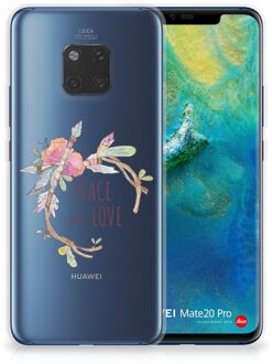 B2Ctelecom Huawei Mate 20 Pro Uniek TPU Hoesje Boho Text