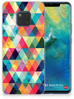 B2Ctelecom Huawei Mate 20 Pro Uniek TPU Hoesje Geruit