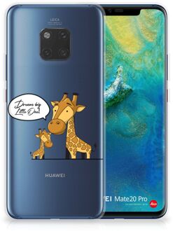 B2Ctelecom Huawei Mate 20 Pro Uniek TPU Hoesje Giraffe