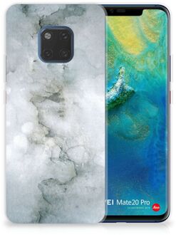 B2Ctelecom Huawei Mate 20 Pro Uniek TPU Hoesje Painting Grey