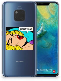 B2Ctelecom Huawei Mate 20 Pro Uniek TPU Hoesje Popart Oh Yes