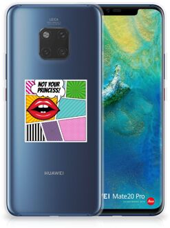 B2Ctelecom Huawei Mate 20 Pro Uniek TPU Hoesje Popart Princess