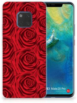 B2Ctelecom Huawei Mate 20 Pro Uniek TPU Hoesje Red Roses