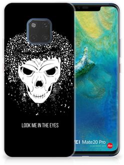 B2Ctelecom Huawei Mate 20 Pro Uniek TPU Hoesje Skull Hair