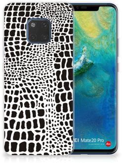 B2Ctelecom Huawei Mate 20 Pro Uniek TPU Hoesje Slangenprint