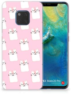 B2Ctelecom Huawei Mate 20 Pro Uniek TPU Hoesje Sleeping Cats