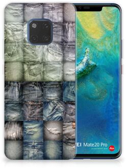 B2Ctelecom Huawei Mate 20 Pro Uniek TPU Hoesje Spijkerbroeken