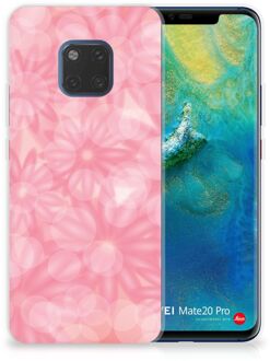 B2Ctelecom Huawei Mate 20 Pro Uniek TPU Hoesje Spring Flowers