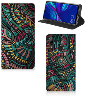 B2Ctelecom Huawei P Smart (2019) Standcase Hoesje Design Aztec