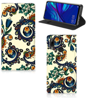 B2Ctelecom Huawei P Smart (2019) Standcase Hoesje Design Barok Flower