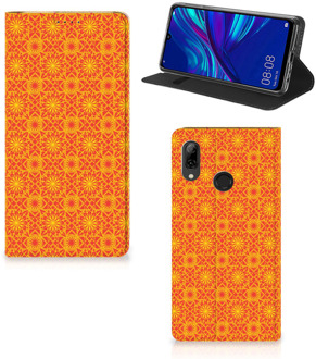 B2Ctelecom Huawei P Smart (2019) Standcase Hoesje Design Batik Orange