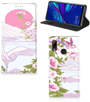 B2Ctelecom Huawei P Smart (2019) Standcase Hoesje Design Bird Standing