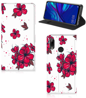 B2Ctelecom Huawei P Smart (2019) Standcase Hoesje Design Blossom Red