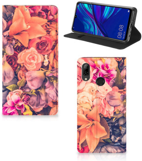 B2Ctelecom Huawei P Smart (2019) Standcase Hoesje Design Bosje Bloemen