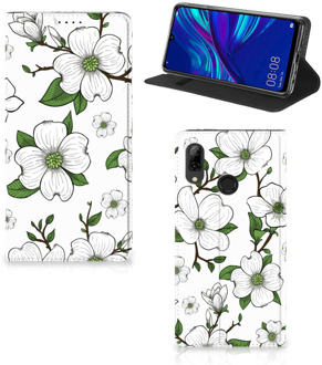 B2Ctelecom Huawei P Smart (2019) Standcase Hoesje Design Dogwood Flowers