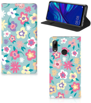 B2Ctelecom Huawei P Smart (2019) Standcase Hoesje Design Flower Power