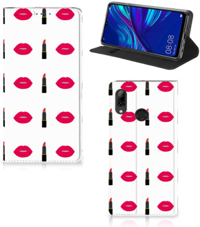 B2Ctelecom Huawei P Smart (2019) Standcase Hoesje Design Lipstick Kiss