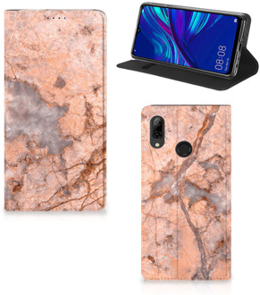 B2Ctelecom Huawei P Smart (2019) Standcase Hoesje Design Marmer Oranje