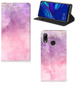 B2Ctelecom Huawei P Smart (2019) Standcase Hoesje Design Pink Purple Paint