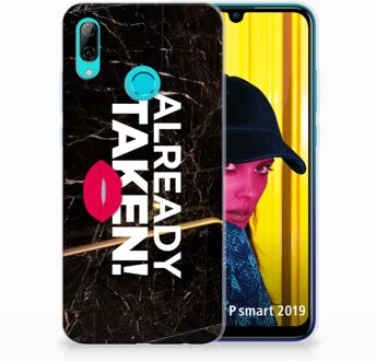 B2Ctelecom Huawei P Smart 2019 TPU Hoesje Design Already Taken Black