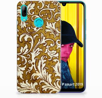 B2Ctelecom Huawei P Smart 2019 TPU Hoesje Design Barok Goud