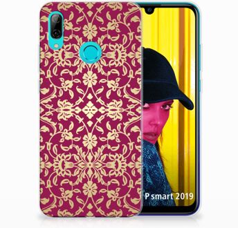 B2Ctelecom Huawei P Smart 2019 TPU Hoesje Design Barok Pink