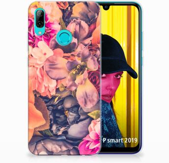 B2Ctelecom Huawei P Smart 2019 TPU Hoesje Design Bosje Bloemen